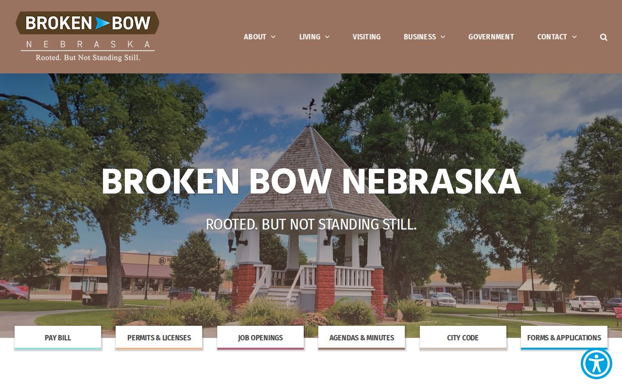 Broken Bow official city government page