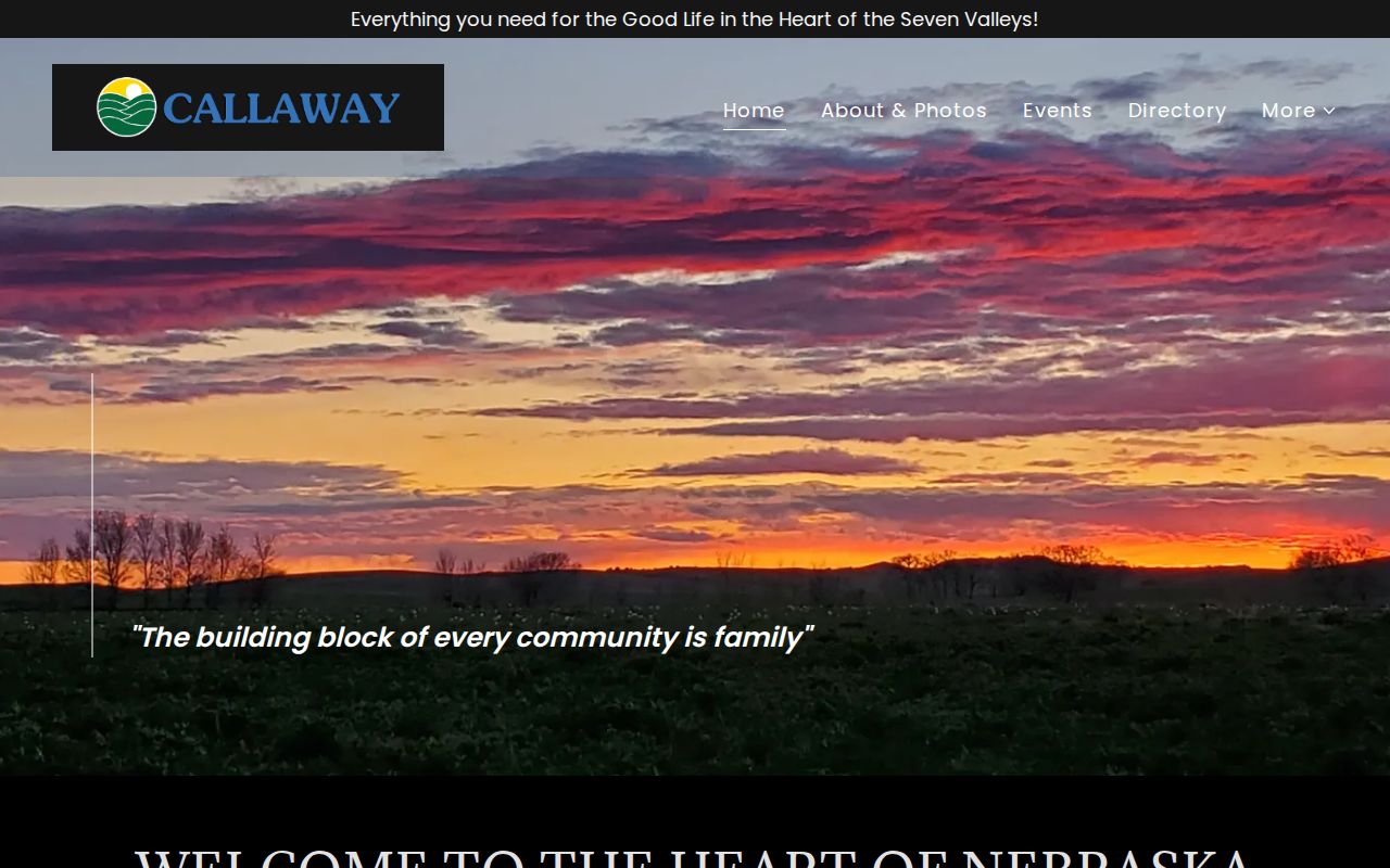 Official Callaway village government page
